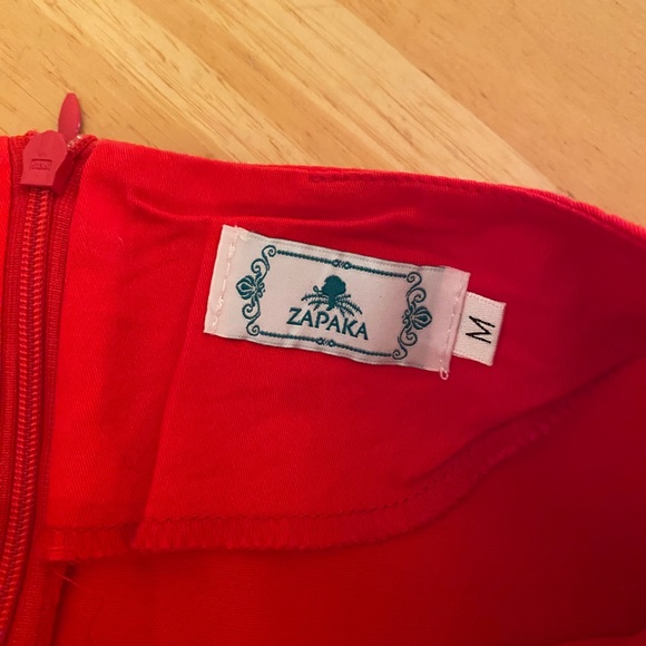 Chic One Shoulder Red Dress - Picture 2 of 2